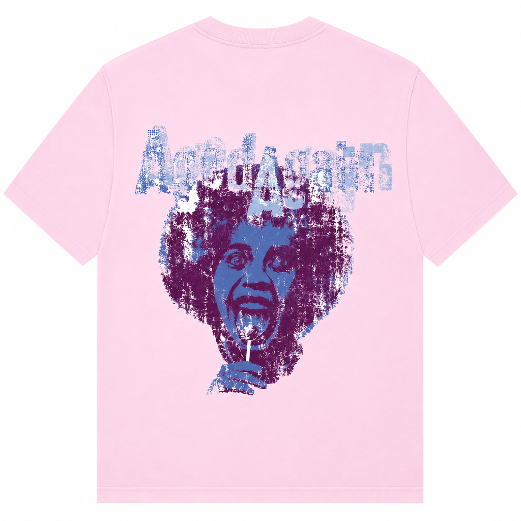 Life Sucks - Tee - Pink - back