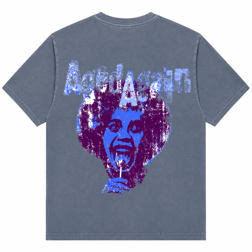 Life Sucks - Tee - Steel Blue - back