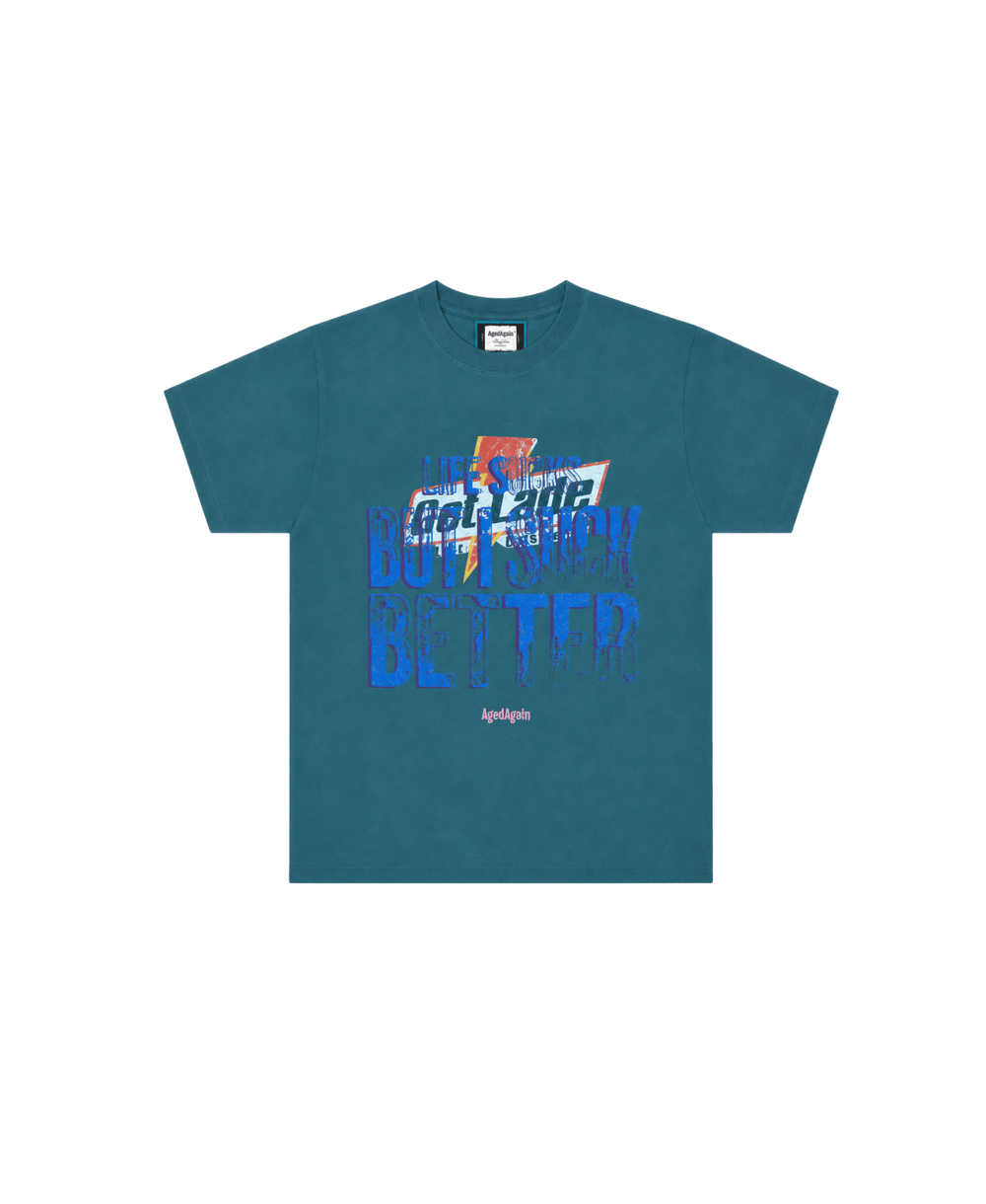 Life Sucks - Tee - Green
