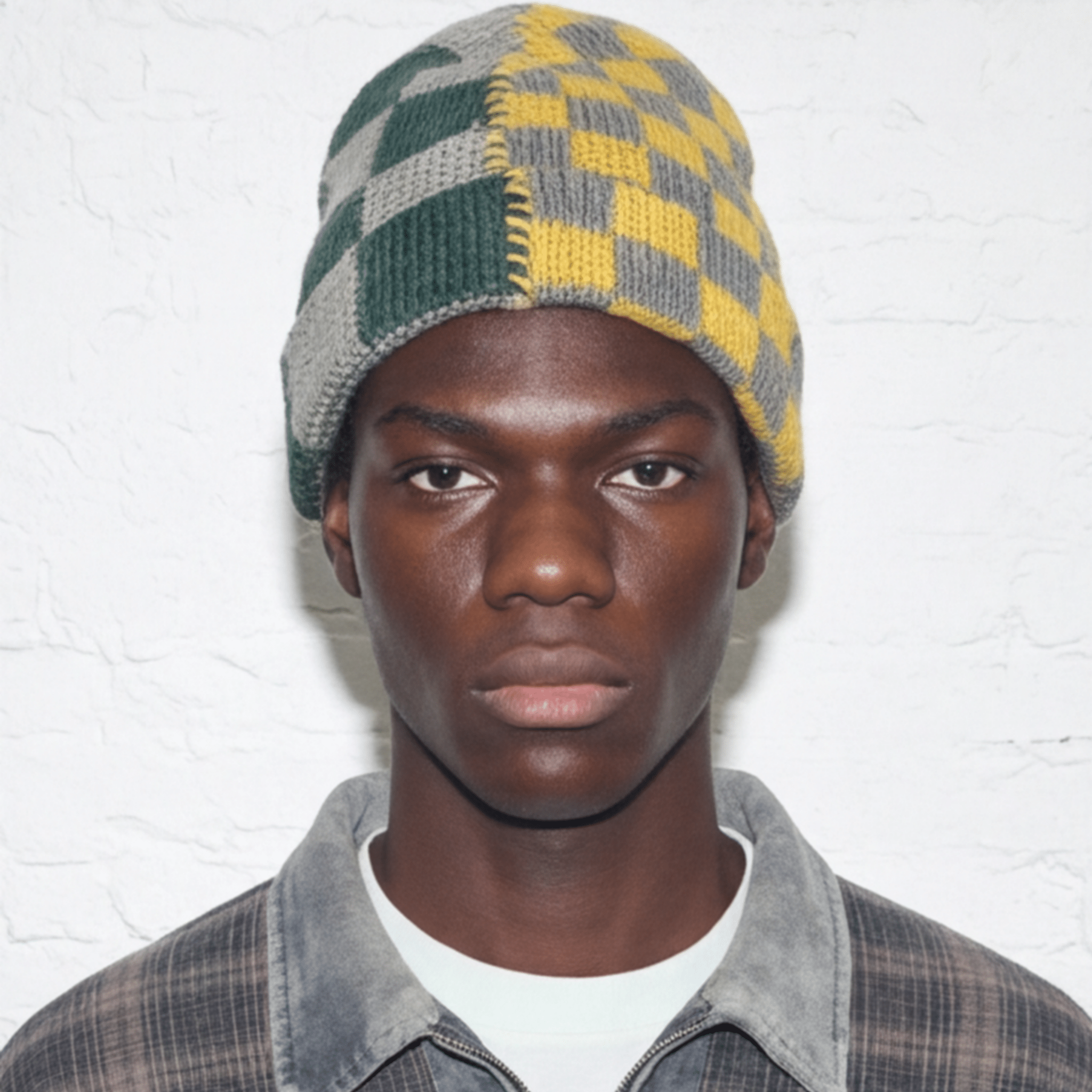 Twin Age handknitted vintage beanie styled — AgedAgain